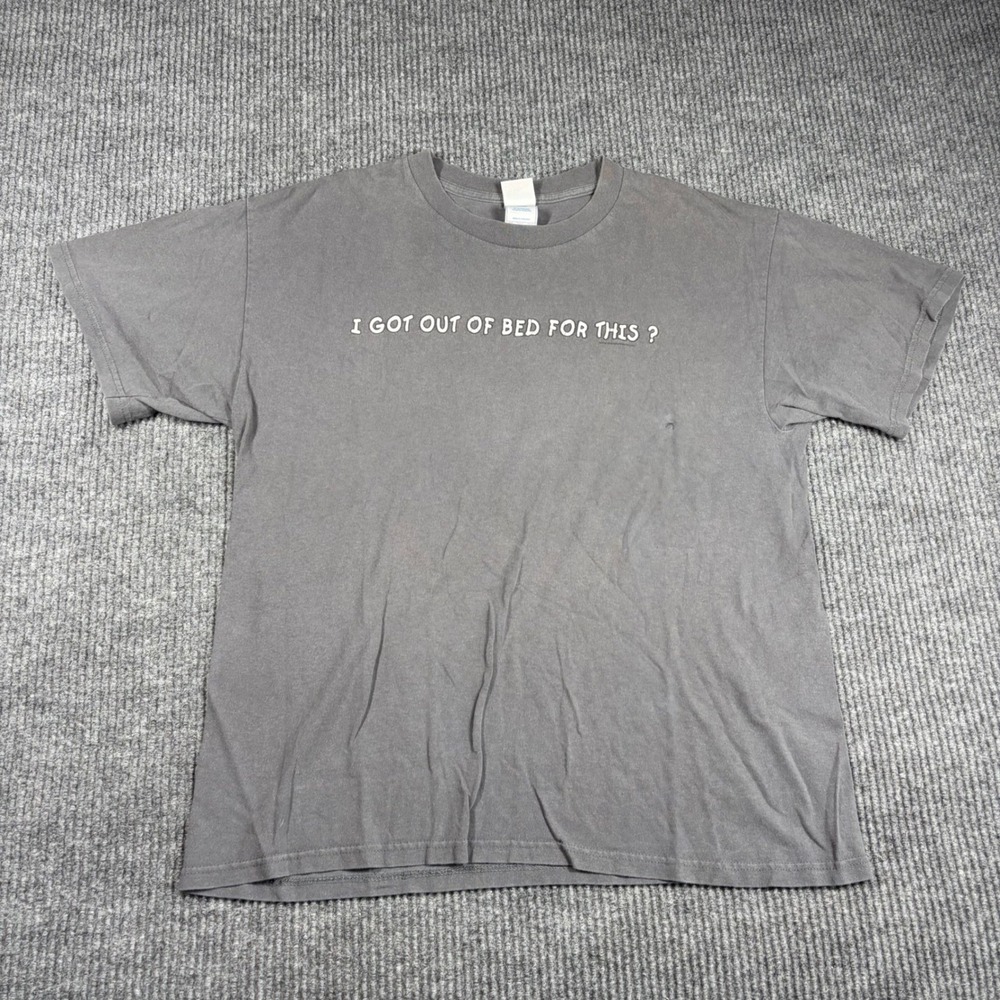 Vintage Tennessee River Shirt Mens L  I Got‎ Out Of Bed For This  Gray
